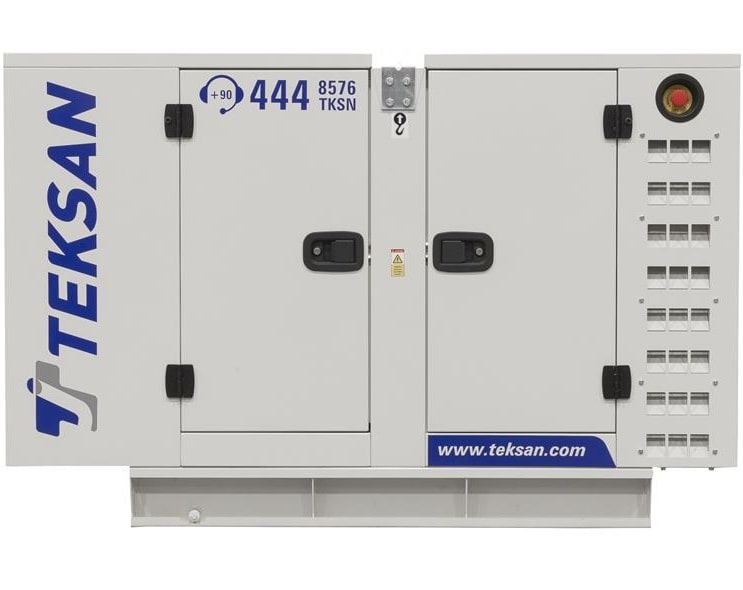 Дизельный генератор Teksan TJ70BD5C в кожухе