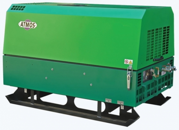 Дизельный компрессор Atmos PDP 20 10 на салазках