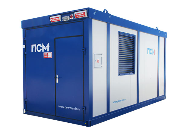 Дизельный генератор ПСМ ADP-320 в контейнере с АВР