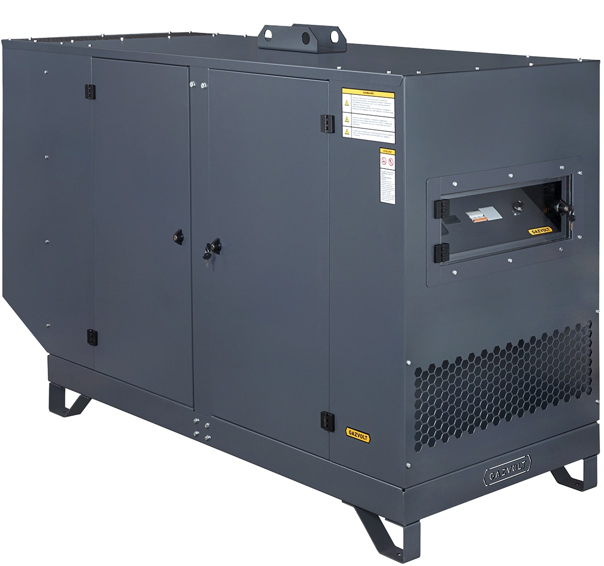 Газовый генератор Gazvolt 30T21 в кожухе с АВР