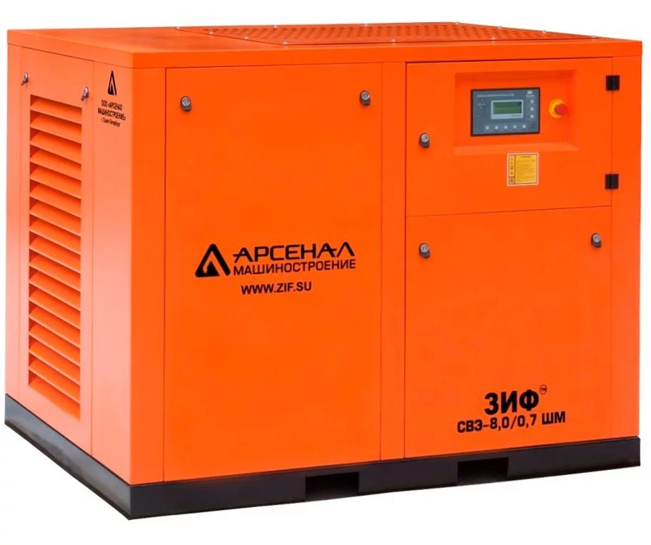 Винтовой компрессор ЗИФ СВЭ-8,5/1,0 ШМЧ