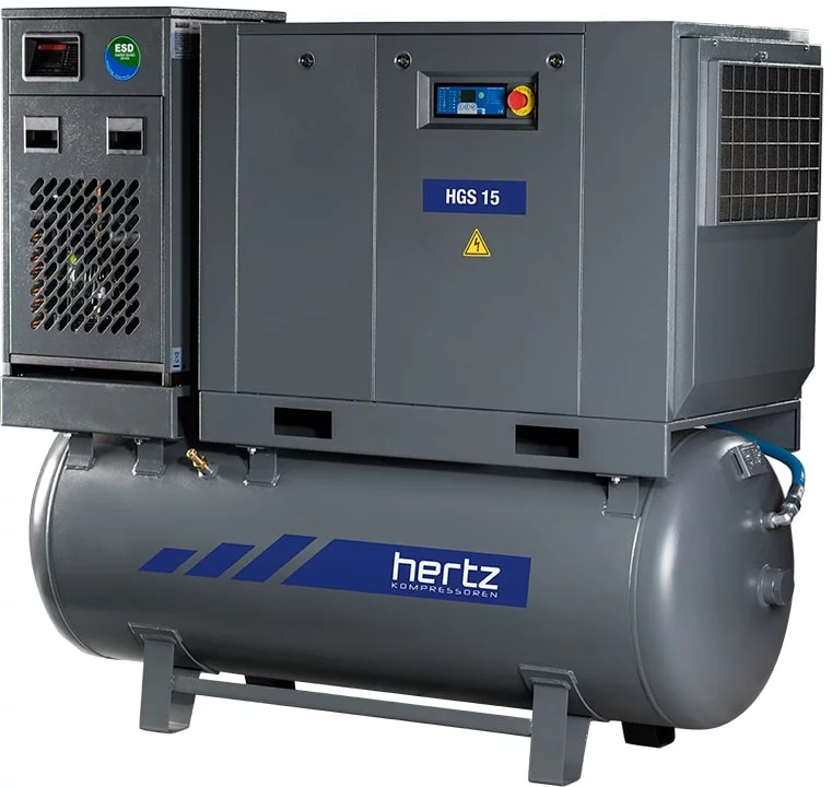 Винтовой компрессор Hertz HGS 15-10 500 Compact