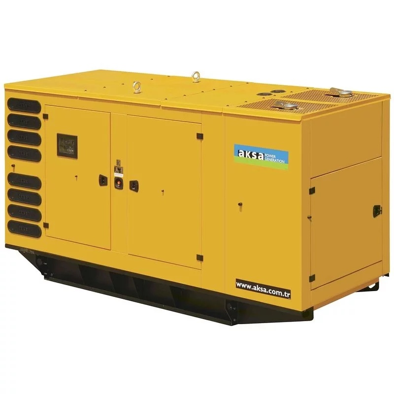 Дизельный генератор Aksa APD-440P в кожухе 