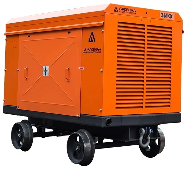 Винтовой компрессор ЗИФ ШВ 8,2/0,7 на скатах