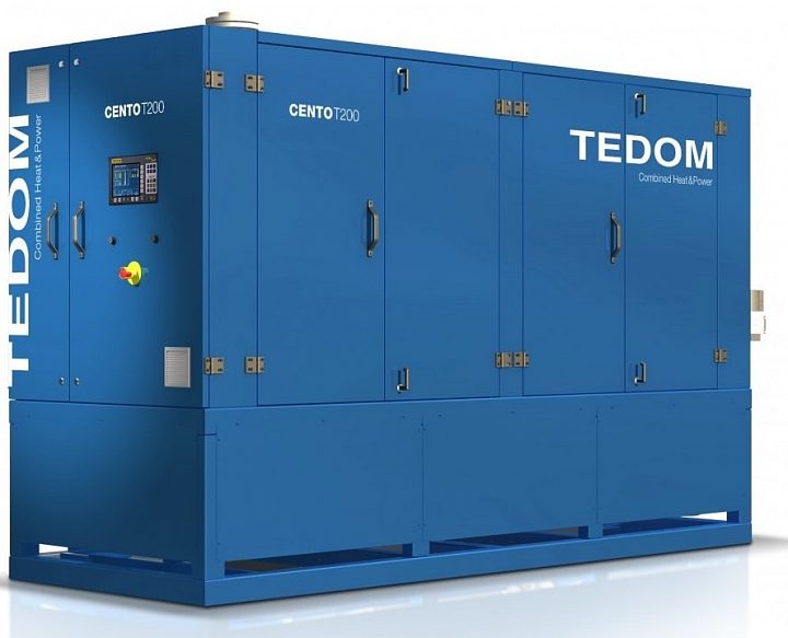 Газовый генератор Tedom Quanto D400 в кожухе