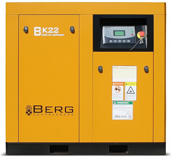 Винтовой компрессор Berg ВК-22-Е (IP23) 8