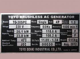 Дизельный генератор Toyo TG-30SPC — фото 27