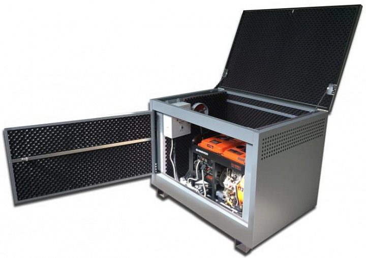 Бензиновый генератор Honda ET12000 в контейнере
