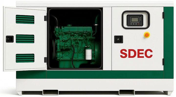 Дизельный генератор SDEC GMP 688SD в кожухе