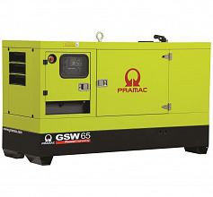 Дизельный генератор Pramac GSW 65 P в кожухе с АВР — фото 1