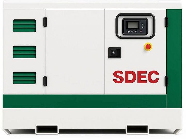 Дизельный генератор SDEC GMP 28SD в кожухе