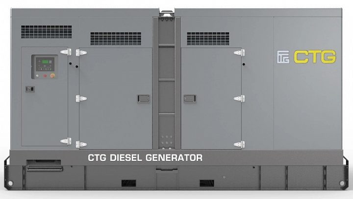 Дизельный генератор CTG 250D в кожухе